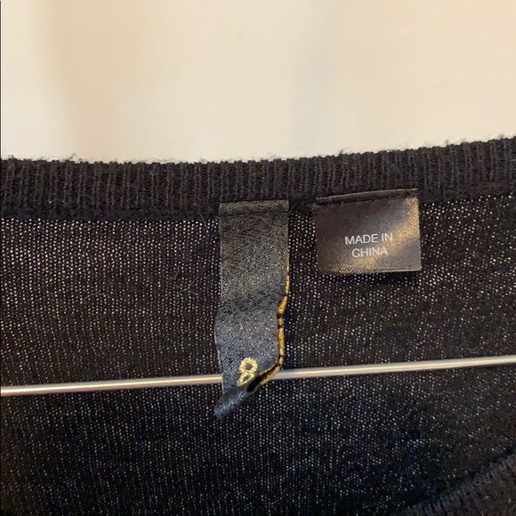 H&M gold decor sweater dress size 8 lightweight - Picture 4 of 4